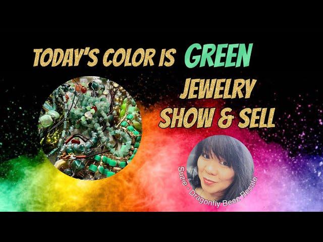 Color Series Jewelry Sale ~ Green tones