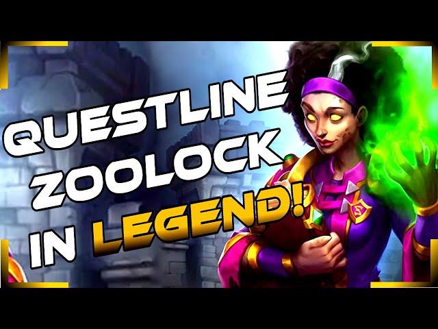 Questline Zoolock / Questline Warlock  In Legend - United In Stormwind - Hearthstone 2021