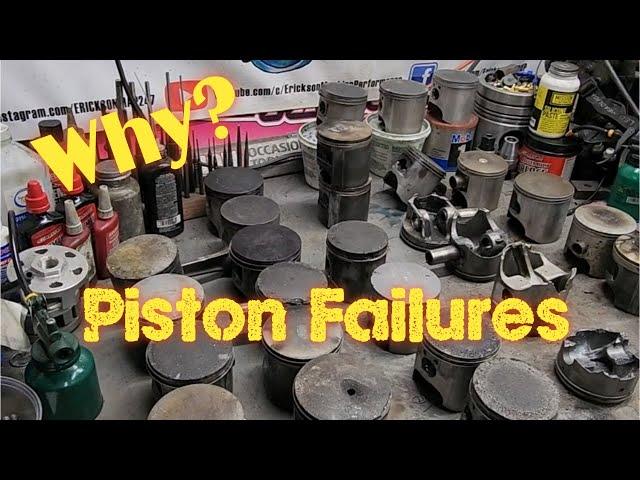 OUCH! what happened and why? 2 stroke Piston Failures