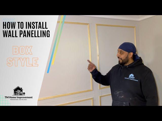 How to install easy wall panelling