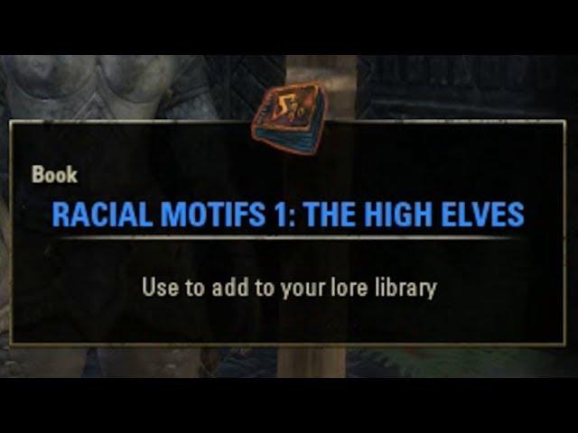 Elder Scrolls Online Racial Motifs Learn Crafting Styles Guide