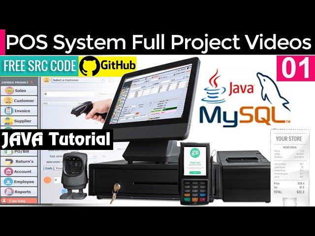 Java MYSQL NetBeans POS  inventory System Full Project with Src code #1 Tour - DappCode Powerful POS