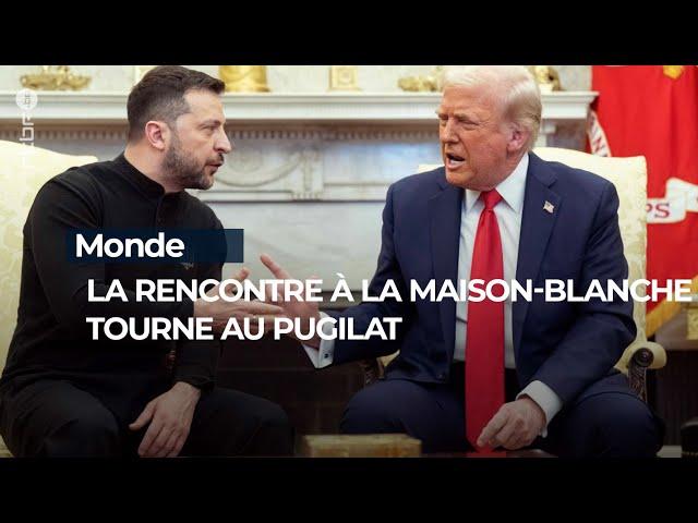 La rencontre entre Donald Trump et Volodymyr Zelensky tourne au pugilat- RTBF Info