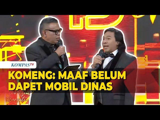 Kocak! Pembukaan Komeng-Abdel di HUT ke-13 KompasTV Menyapa Menteri Hingga Berpantun