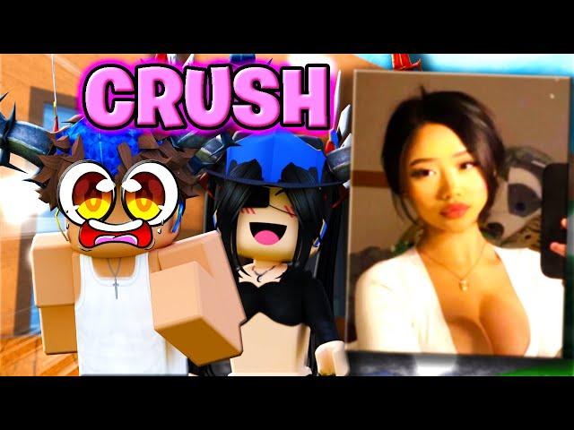 I Played MM2 With My CRUSH  (Murder Mystery 2)