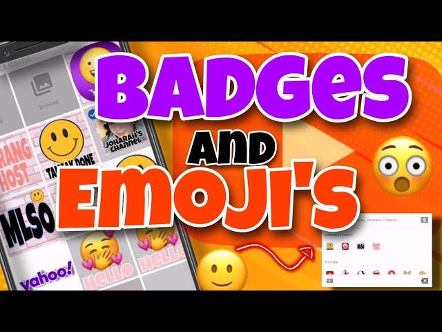 HOW TO PUT BADGES AND EMOJIS ON YOUR YOUTUBE MEMBERSHIP FOR BEGINNERS