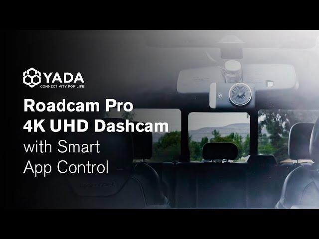 YADA | Roadcam Pro 4K UHD Dashcam with Smart App Control (BT58189)