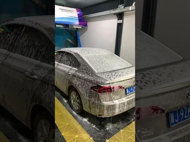 AUTOMATIC CAR WASH TUNNEL MACHINE #shorts #WASH