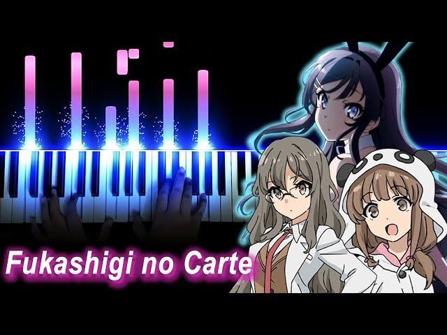 【FULL】Seishun Buta Yarou wa Bunny Girl Senpai no Yume wo Minai ED - "Fukashigi no Carte" (Piano)