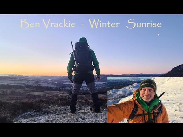 Ben Vrackie - Sunrise in Winter Beauty ! My 3rd climb of this Corbett near Pitlochry. January 2023