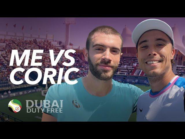 I Played with Coric | Dubai WTA 1000 | Vlog 4