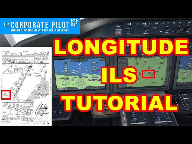 Citation Longitude ILS Approach and Landing Tutorial - Microsoft Flight Simulator - PC and XBOX