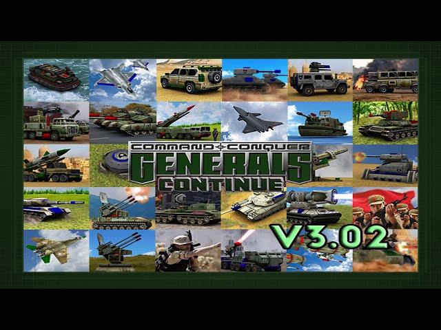 Command and Conquer Generals|  Continue Mod ver 3.02