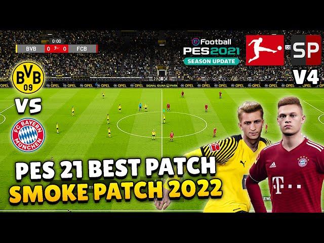 PES 2021 Smoke Patch V4 | Bayern Munich vs Borussia Dortmund Gameplay | Full Match FHD 60FPS