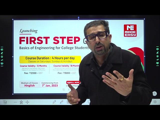 First Step Course | Strengthen your basics of Engineering | Enroll Now | Amit Kakkar Sir, MADE EASY