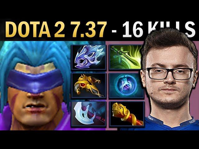 Anti-Mage Gameplay Miracle with Moon and 16 Kills - Dota 7.37