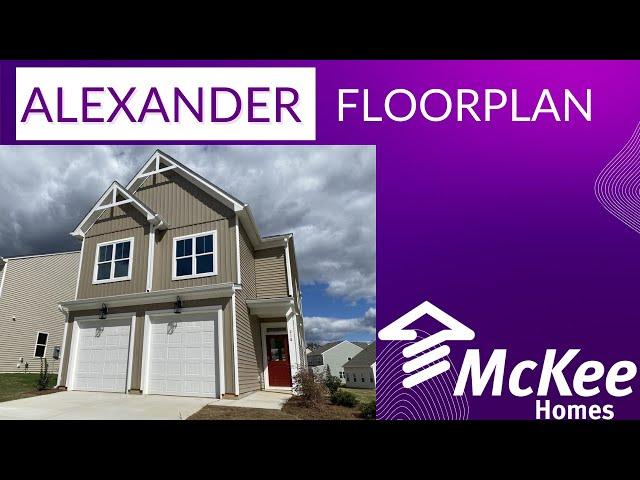 Alexander Floor plan by McKee Homes