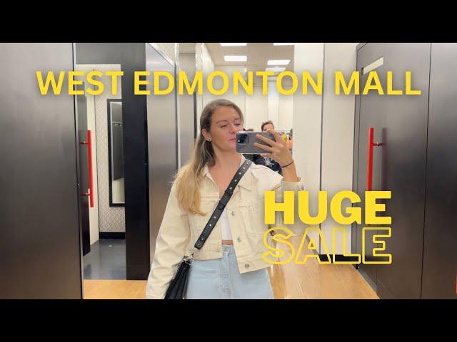 West Edmonton Mall tour: sales and clearance in June 2023 (offline and online in description)