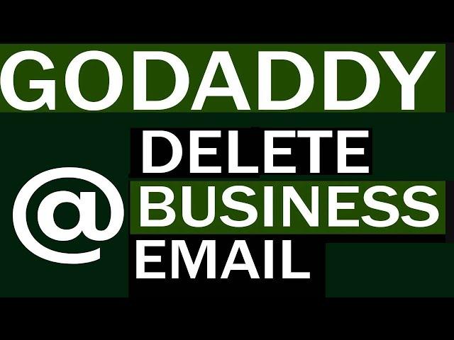 How to delete Website Email from Godaddy Delete Webmail in cPanel 2021