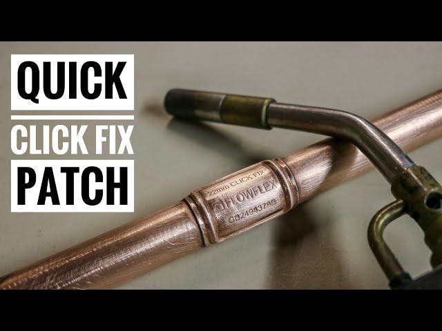 How To Repair A Hole In Copper With A Quick Fix Repair Patch | Two Minute Tuesday