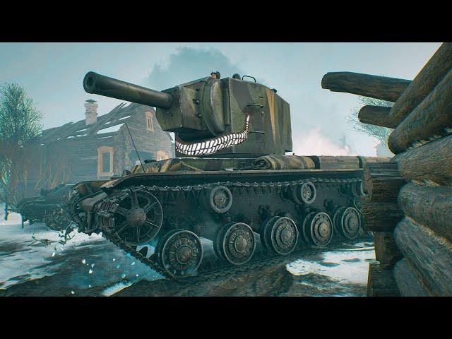 KV-2 (1940) in Rzhev - Enlisted Tank Gameplay