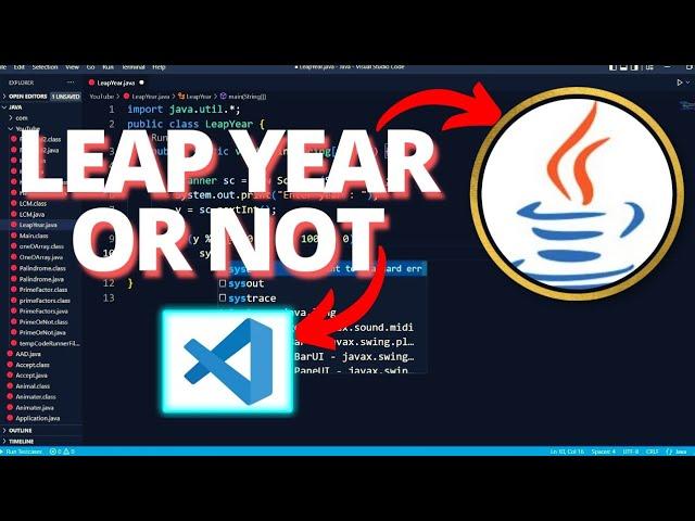 Leap Year or Not | Java | Easy Coding