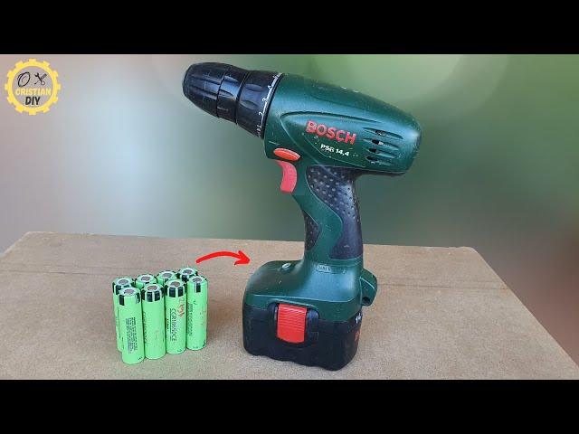 Lithium-Ion to NiCd/NiMh battery conversion , it will work ? Bosch cordless drill  14.4V PSR