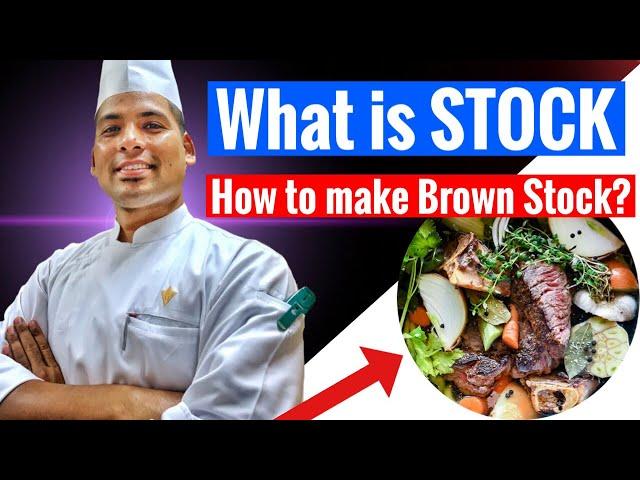 What is Stock in kitchen? || How to make Brown stock in kitchen || Desivloger || in hindi