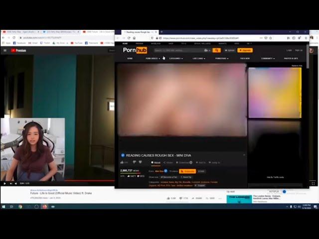 POKIMANE OPEN WRONG TAB BY MISTAKE ON LIVE STREAM  || CHAT CRAZY  #pokimane#poki#pokimanereacTS