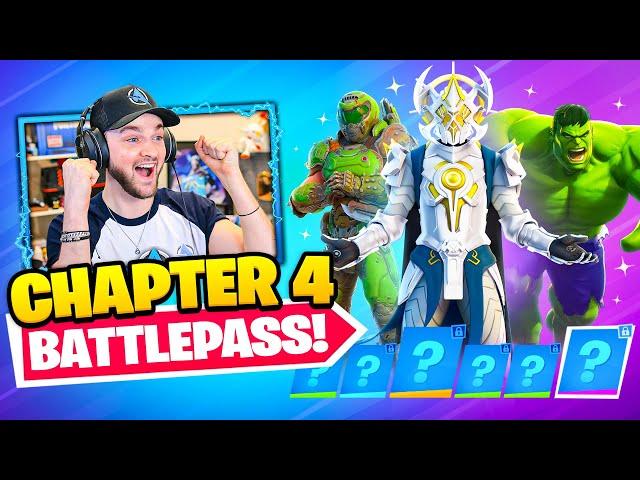 *NEW* Fortnite CHAPTER 4 Battle Pass! (Secret Skins)