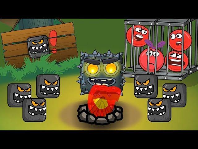 Мультфильм   ! про Red Ball 4 - Красный Шарик ! По мотивам Игры ! Новинка !