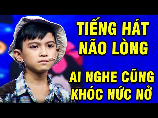 Cả Trường Quay "KHÓC NỨC NỞ" Khi Nghe TIẾNG HÁT NÃO LÒNG Được Cất Lên  TUYỆT ĐỈNH SONG CA NHÍ