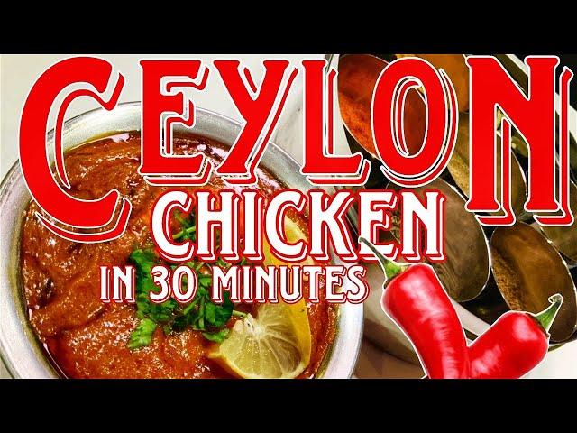 British Indian Restaurant: Chicken Ceylon Revealed