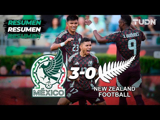 Resumen y goles | México 3-0 Nueva Zelanda | Amistoso Internacional | TUDN