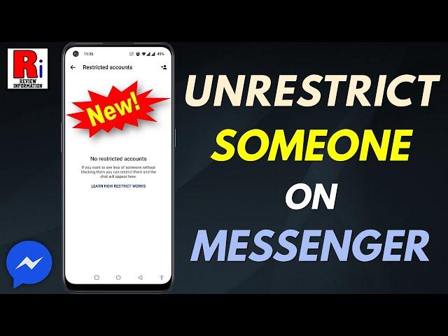 How to Unrestrict Someone on Facebook Messenger (New Update)