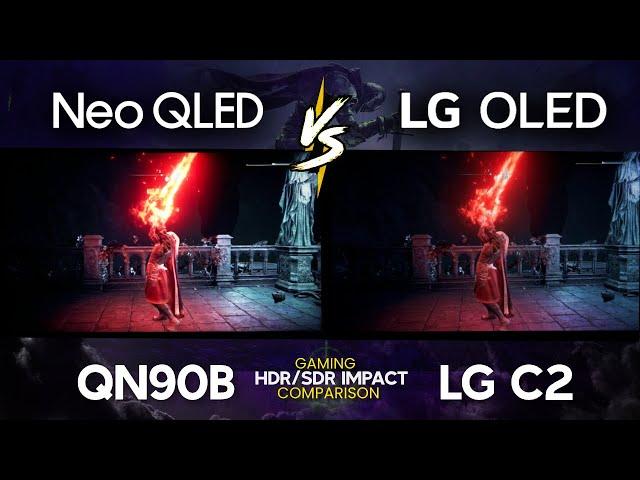 LG C2 vs Samsung QN90B | OLED vs Neo QLED Mini LED 4K TV Gaming Comparison