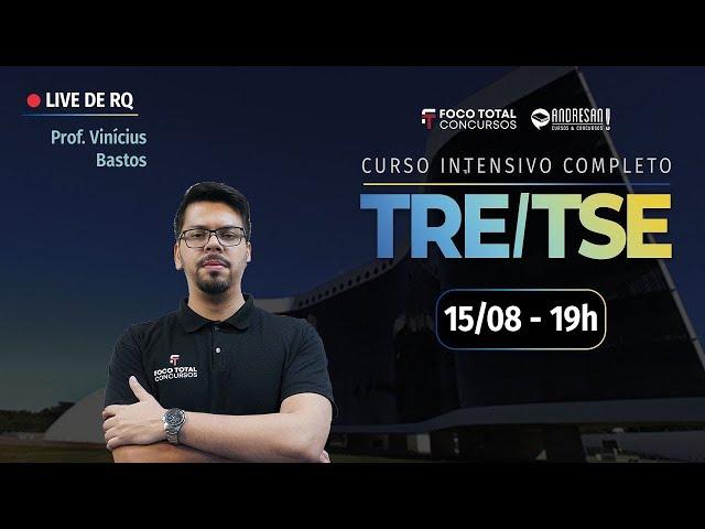 TRE/TSE | Vinicius Bastos - Gestão de Pessoas | Resolução de Questões - Aula 3