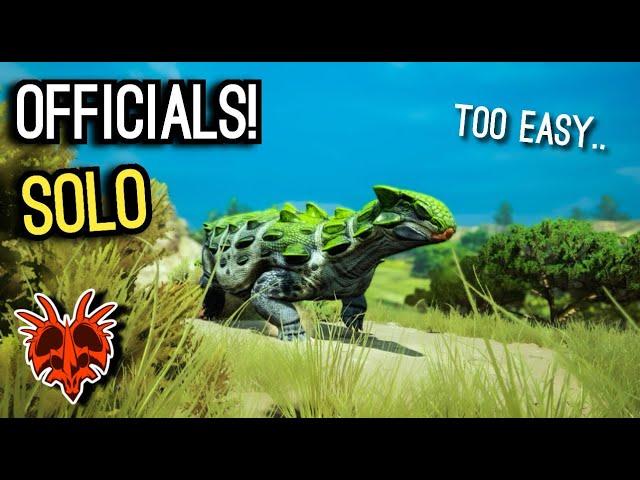 Solo Official servers are TOO EASY for Anodontosaurus! Path Of Titans Official servers ( KOS++)