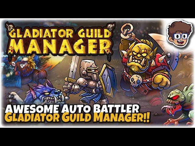 AWESOME AUTO BATTLER GLADIATOR MANAGER!! | Let's Try: Gladiator Guild Manager [Demo] | Gameplay