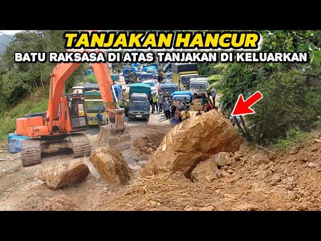 Batu Jomba Slope Demolished, Giant Rock Destroyed