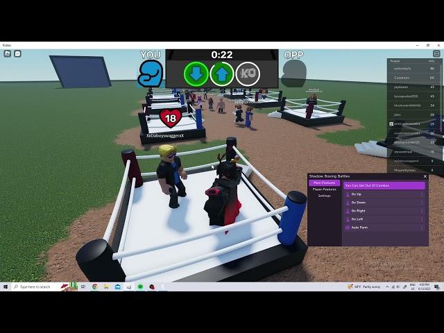 PASTEBIN - Roblox Shadow Boxing Script | AutoPlay + Force Move