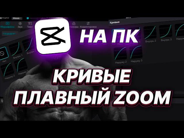 CAP CUT НА ПК. Кривые. Плавный Zoom (приближение)