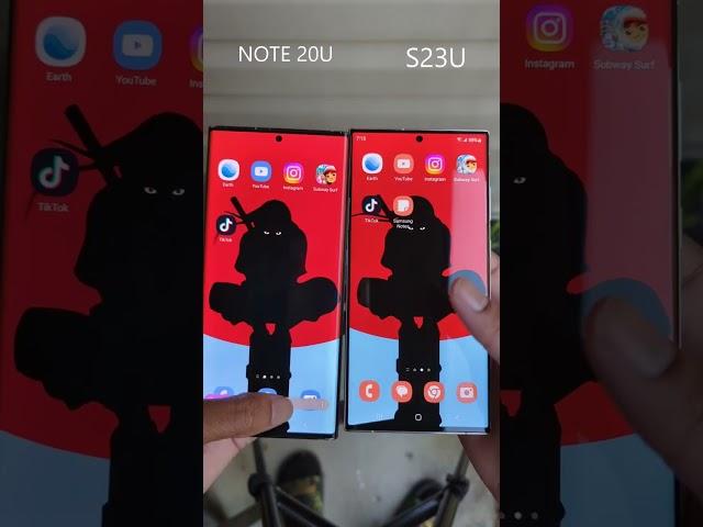 Note 20 Ultra VS S23 Ultra  - Max Brightness Test 