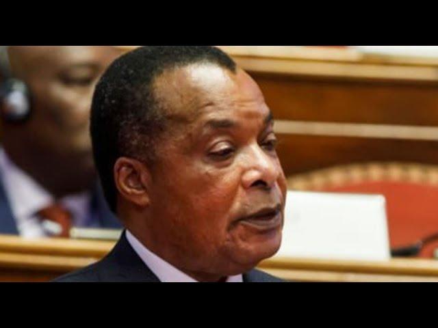 LE DICTATEUR CONGOLAIS DENIS SASSOU NGUESSO S'ÉCROULE EN PUBLIC