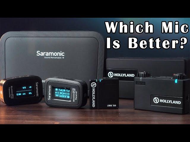 Which SMALL Wireless Lav Mic Is BEST? Hollyland Lark 150 Vs. Saramonic Blink 500 Pro!