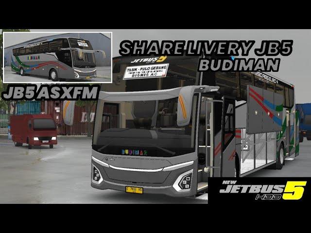 SHARE!!! LIVERY BUDIMAN JB5 TERBARU NIH GAYS!!!!! LIVERY JB5 BUSSID