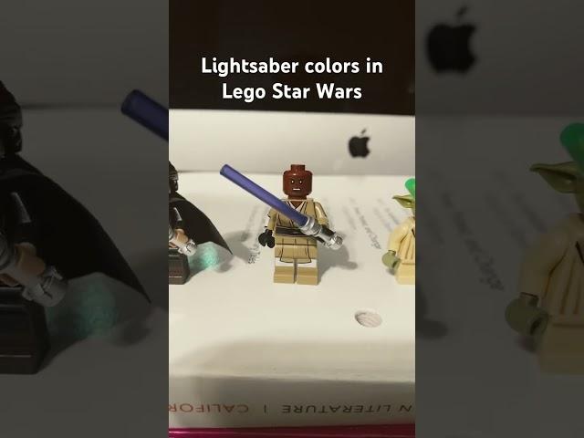 Lightsaber colors in Lego Star Wars!