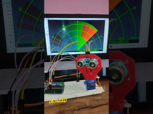 How To Make Radar With Arduino || Arduino Project #arduinotutorial