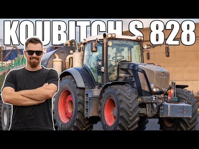 FARMVlog #147 – Aplikace kejdy s Koubitchem | Fendt 828 Black Beauty & Garant Kotte PTR 24