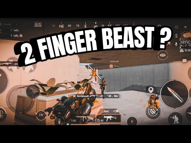 2 FINGER BEAST ? NON GYRO THUMB PLAYER ON ANDROID  | BGMI MONTAGE